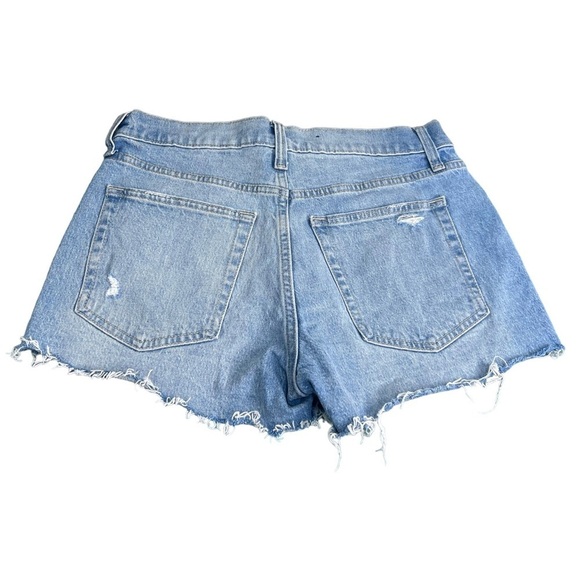 Gap High Rise Cheeky Distressed Denim Jean Shorts Size 29 Casual - Picture 9 of 13
